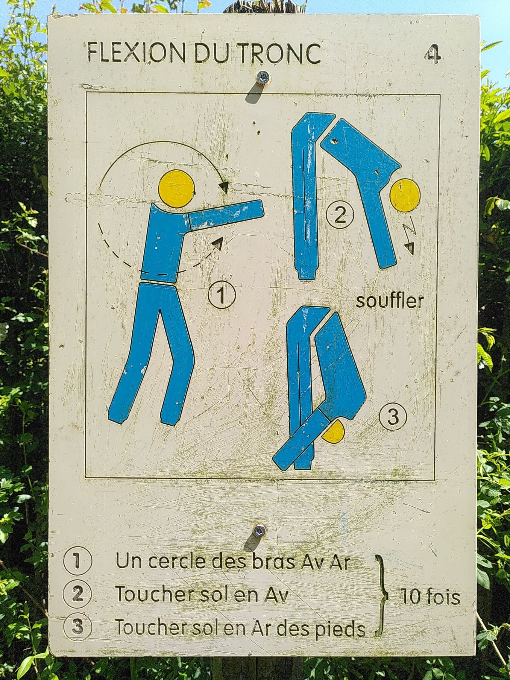 Fitness Station – Flexion du tronc