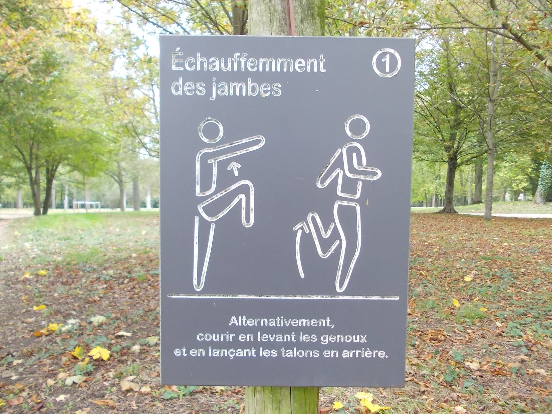Fitness Station – Échauffement des jambes