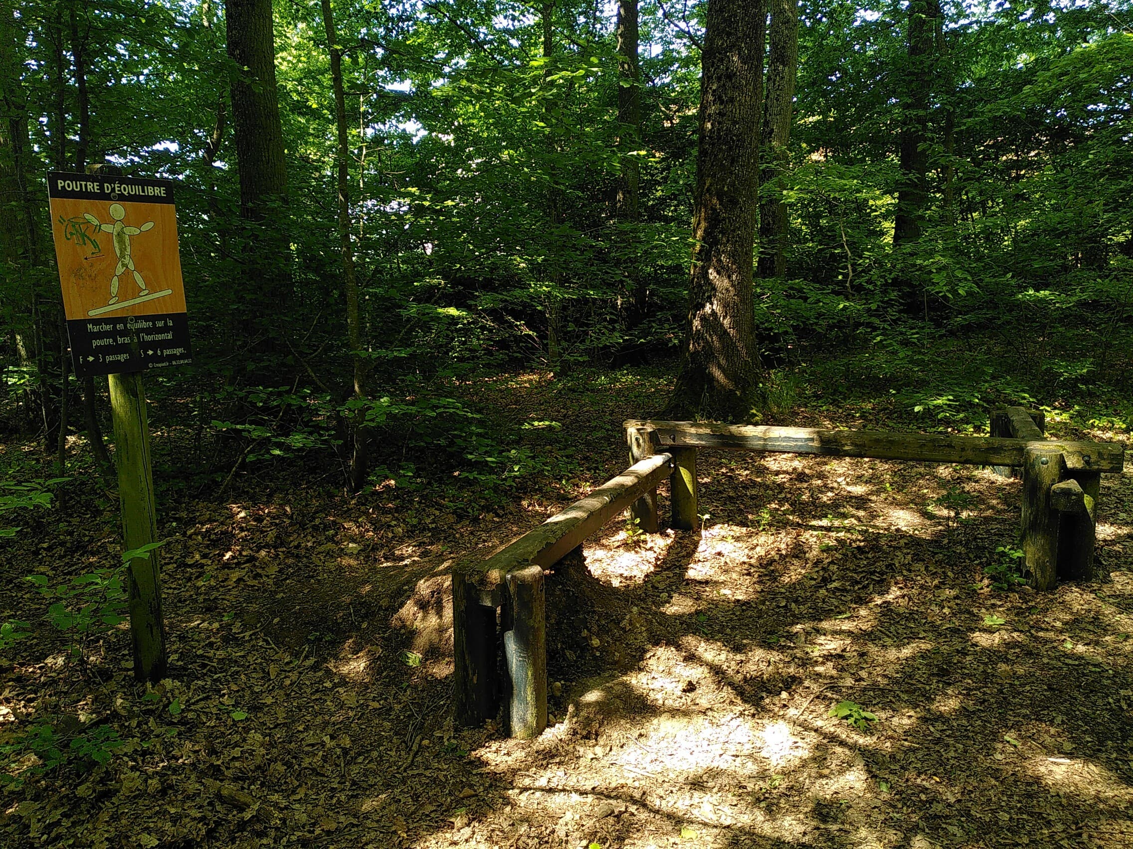 Fitness Station – Poutre d'équilibre