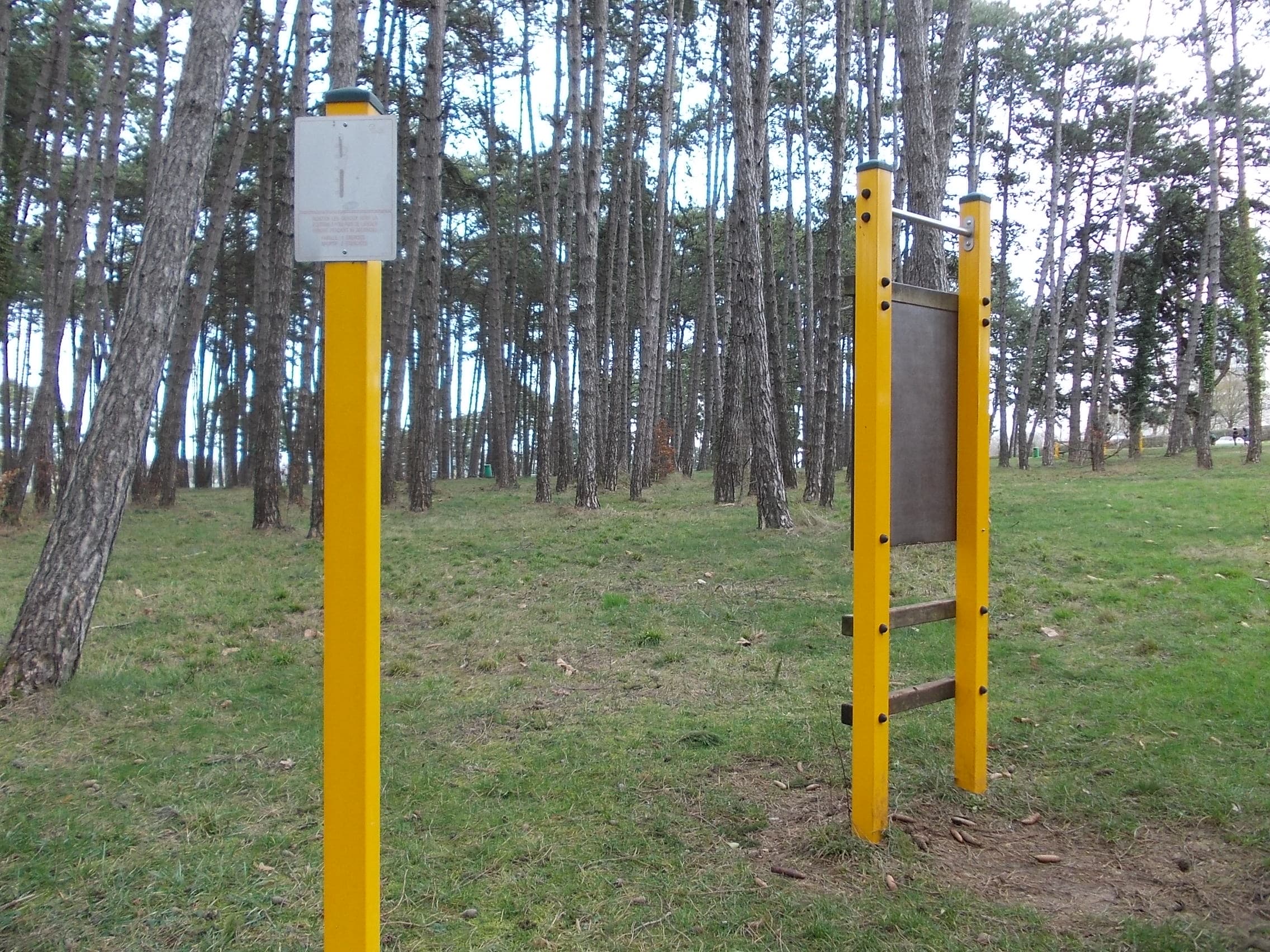Fitness Station – Montée de genoux et suspension