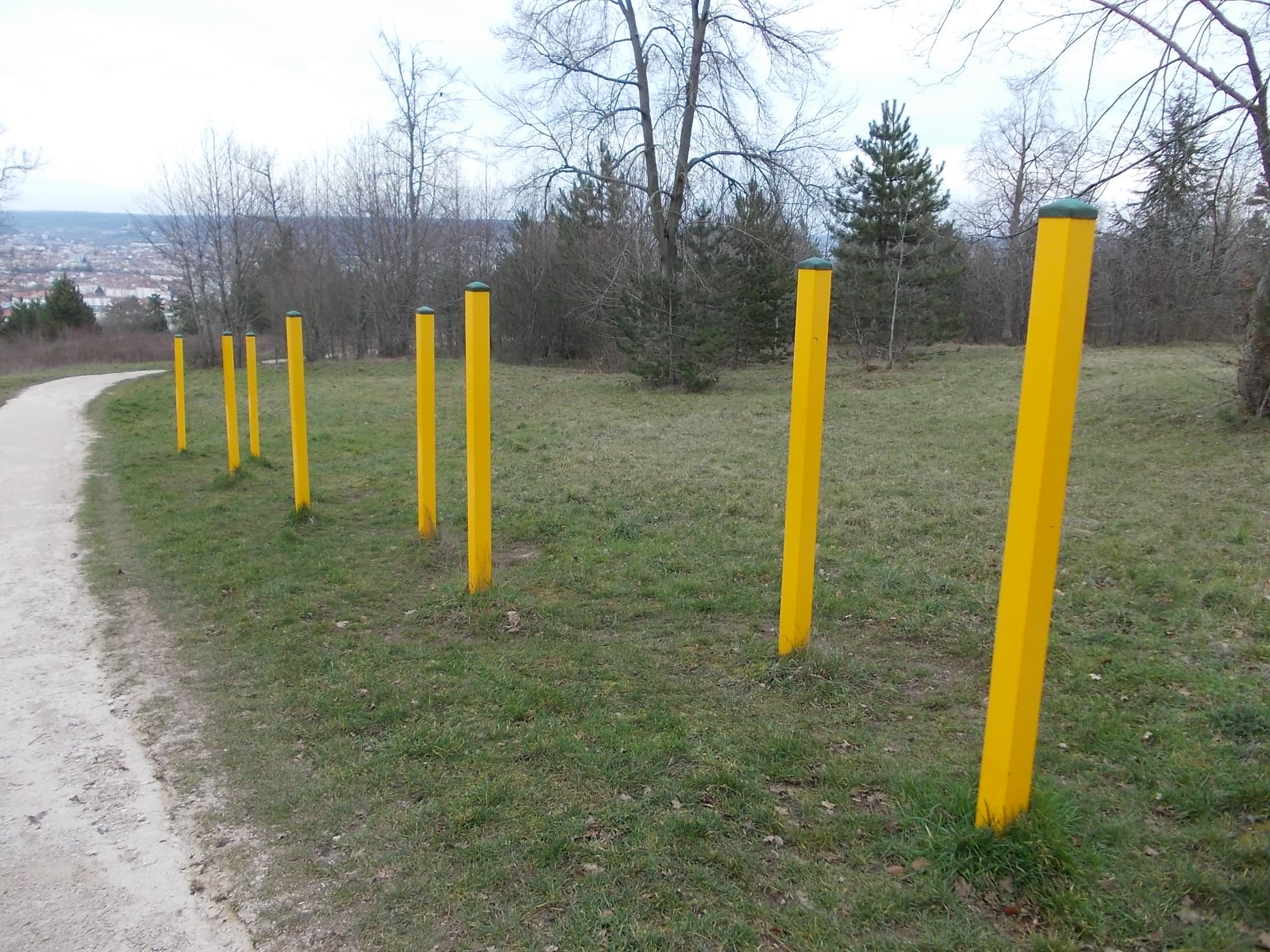 Fitness Station – Slalom entre poteaux