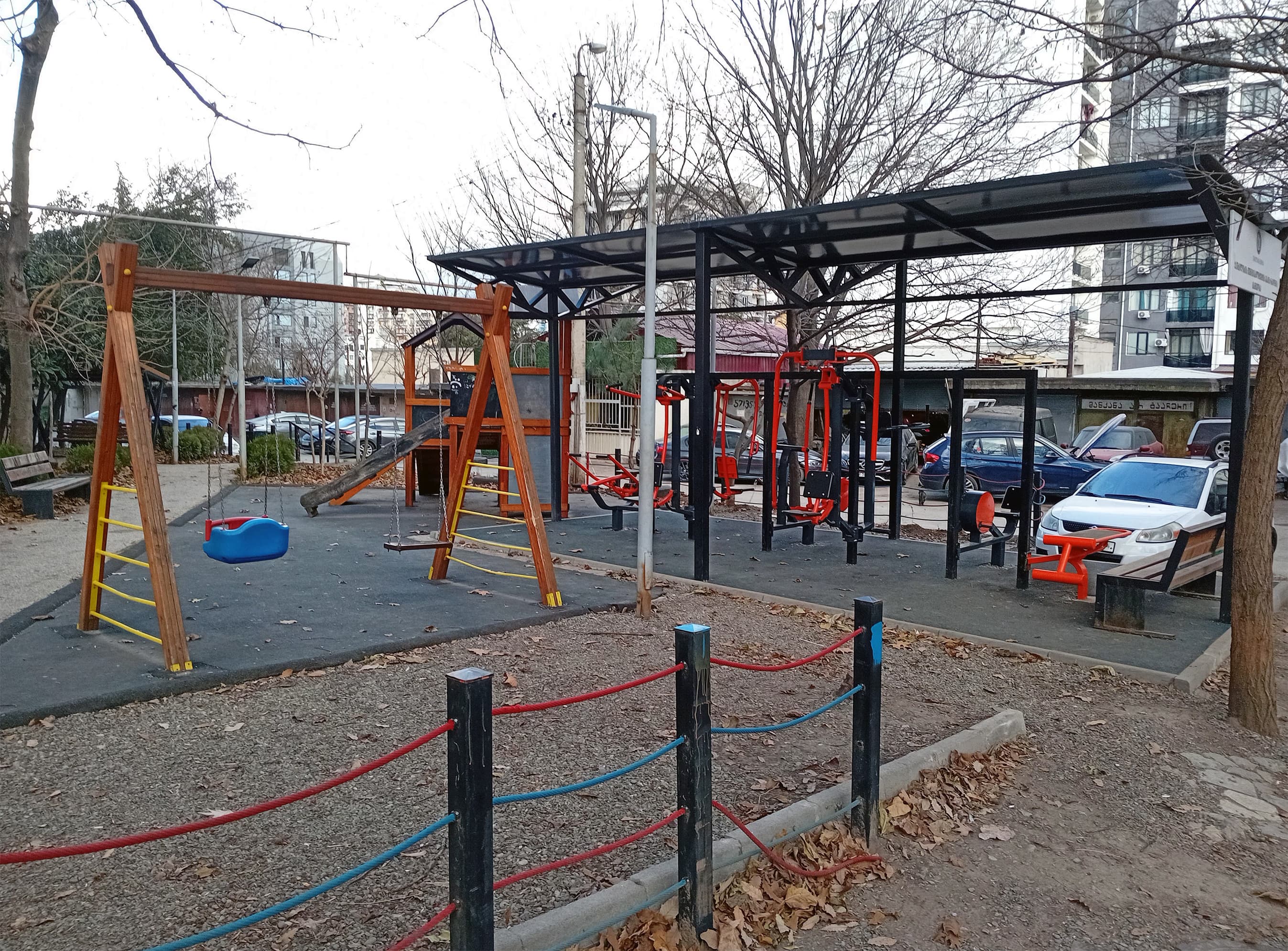 Fitness Station in ვაჟა-ფშაველას კვარტლები